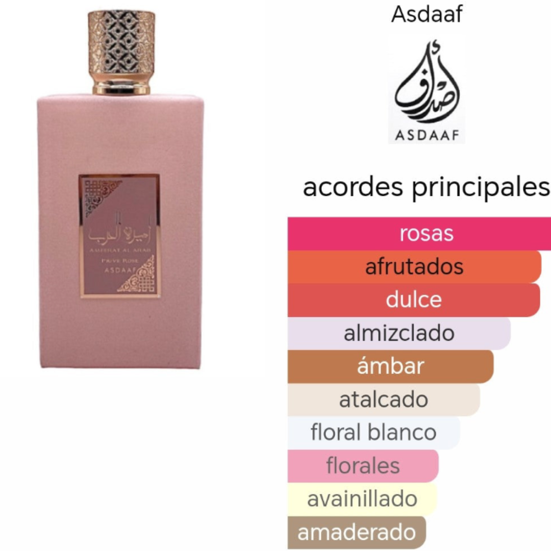 Perfume AMEERAT AL ARAB PRIVE ROSE -Mujer